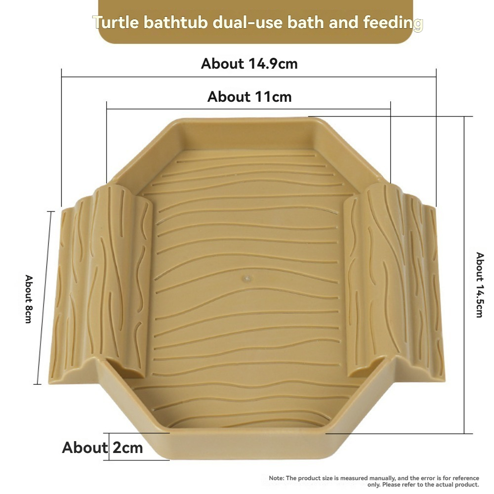 Yellow Edge Turtle Bath Basin  - đánh giá và giá Water Dish Reptile