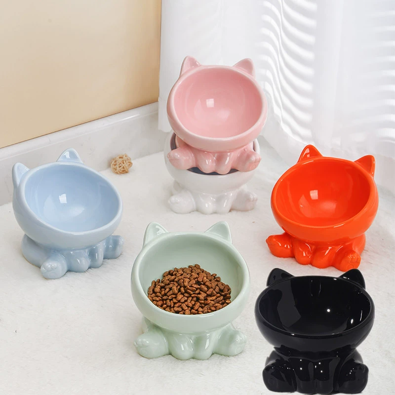 Ceramic Cat Dog Bowl High Feet - đánh giá và giá Royal Canin Food Medium