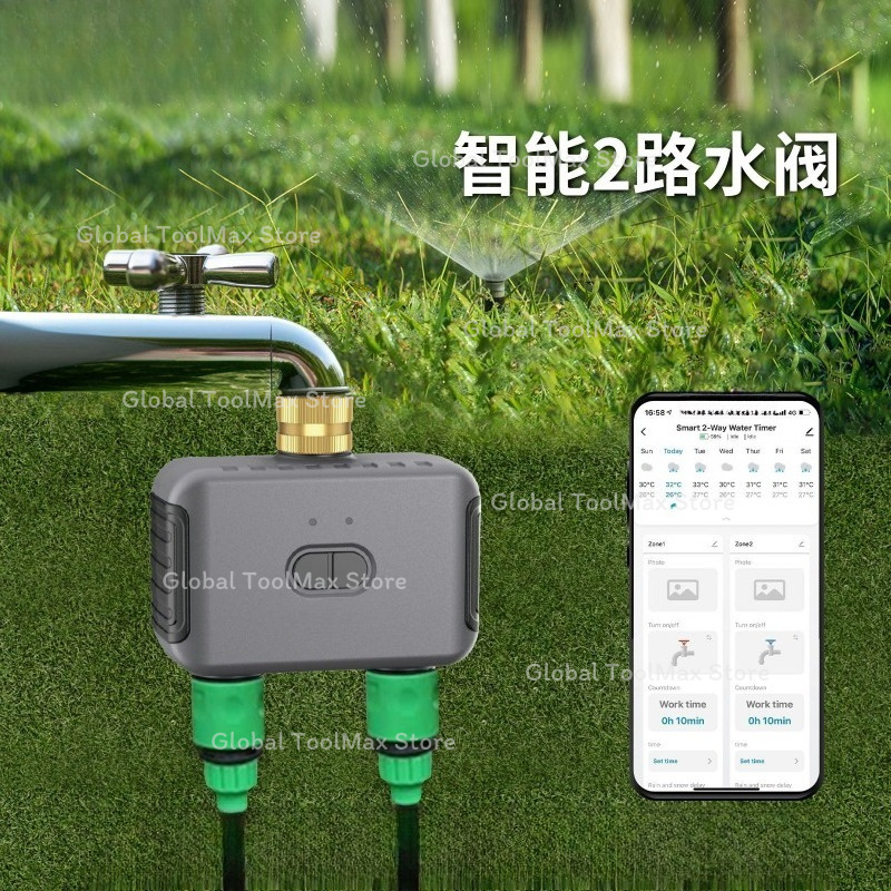 Bluetooth Smart 2-Way Irrigati - đánh giá và giá Timer Dual Outlet