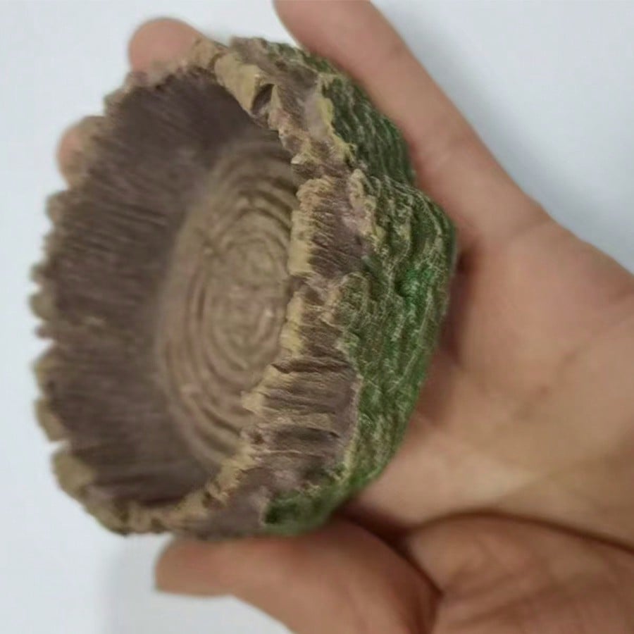 1 pcs Tree Stump  Shaped Repti - đánh giá và giá Water Dish Reptile