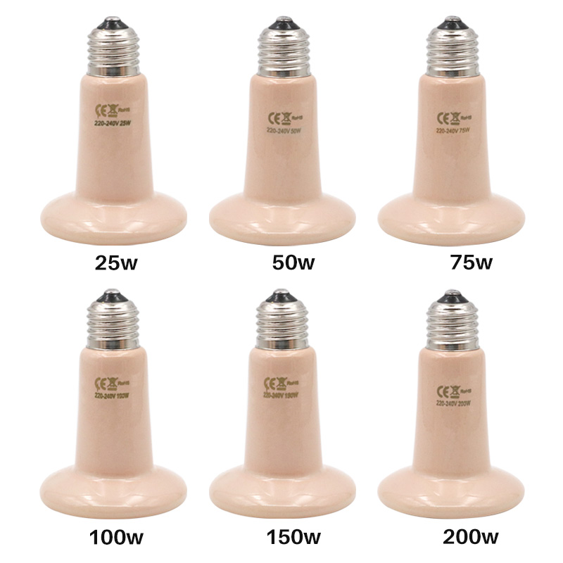 5Pcs Pet Heating Lamp 220V Inf - đánh giá và giá Ceramic Heat Emitter