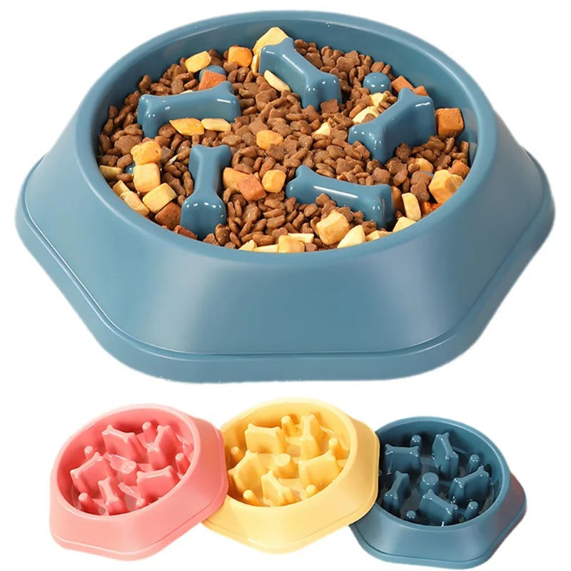 1Pc Slow Feeder Dog Bowl Anti- - đánh giá và giá Royal Canin Food Medium