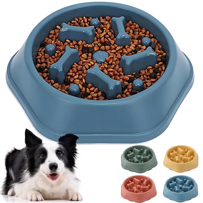 1Pc Slow Feeder Dog Bowl Anti- - đánh giá và giá Royal Canin Food Medium